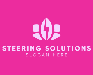 Lightning Lotus Spa logo design