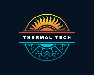 Fire Ice Thermal Energy logo design