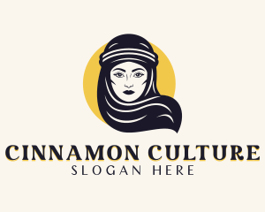Cultural Bedouin Woman logo