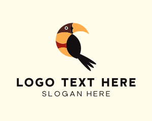 Tropical Toucan Bird logo