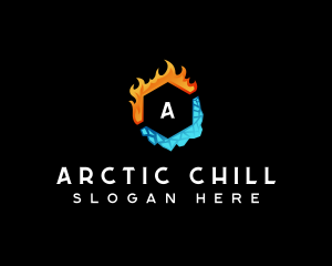 Fire Ice Thermal logo design