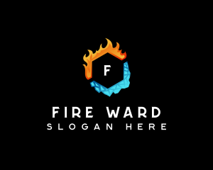 Fire Ice Thermal logo design