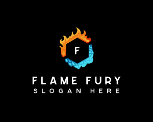 Fire Ice Thermal logo design