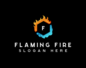 Fire Ice Thermal logo design