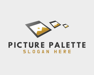 Gradient Polaroid Pictures logo