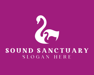 Swan Bird Sanctuary  logo design