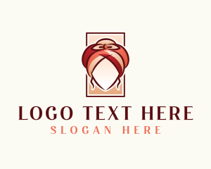 Woman Turban Fashion logo