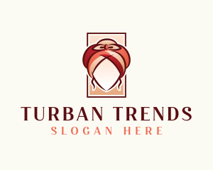 Woman Turban Fashion logo