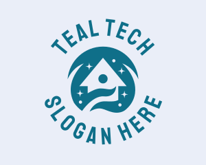 Teal House Cleaning logo