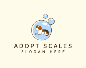 Dog Bubble Bath logo design