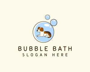 Dog Bubble Bath logo design