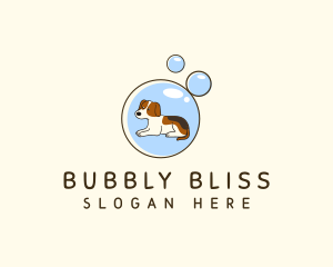 Dog Bubble Bath logo design