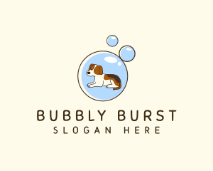 Dog Bubble Bath logo design