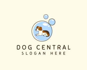 Dog Bubble Bath logo design