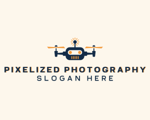 Aerial Robot Drone  logo design