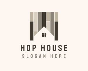 House Floorboard Tile logo design