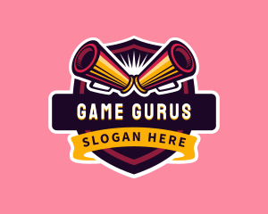 Megaphones Cheerleading Competition logo