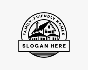 Home Roofing  Residence logo design