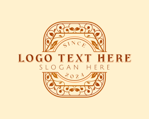 Luxury Floral Vine logo