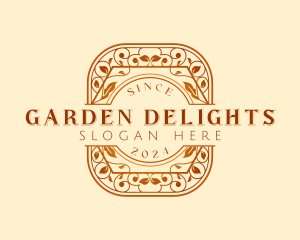 Luxury Floral Vine logo design