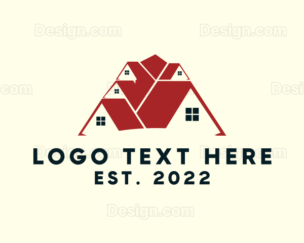 Residential Apartment Neighborhood Logo