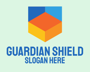 Colorful Digital Shield  logo