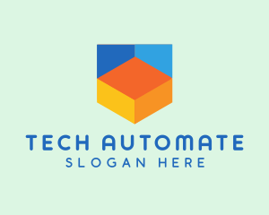 Colorful Digital Tech  logo design