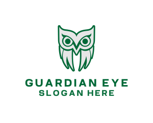 Old Bird Owl logo design