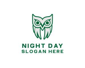 Old Bird Owl logo design