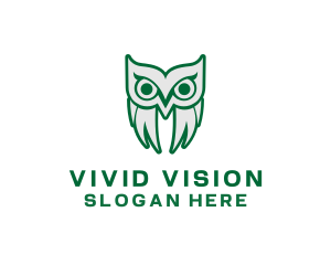 Old Bird Owl logo design