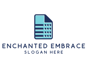 File Sheet Document Logo