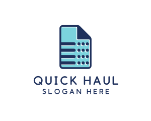 File Sheet Document Logo