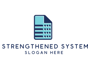 File Sheet Document Logo