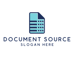 File Sheet Document logo