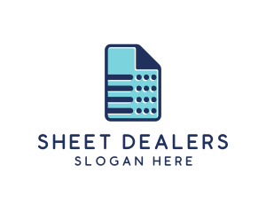 File Sheet Document logo