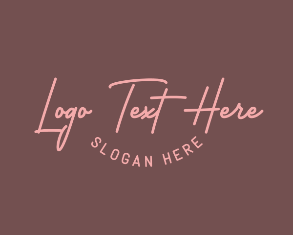 Cursive Logos | Create a Cursive Logo | Page 9 | Design.com