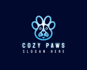 Paw Print Veterinary logo design