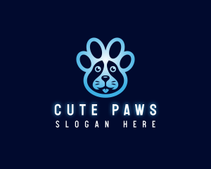 Paw Print Veterinary logo design