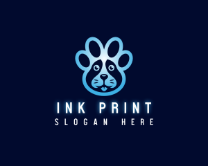 Paw Print Veterinary logo design