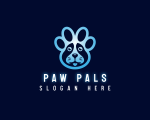 Paw Print Veterinary logo design