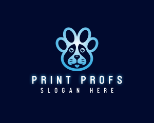 Paw Print Veterinary logo design