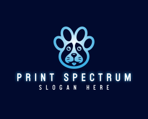 Paw Print Veterinary logo design