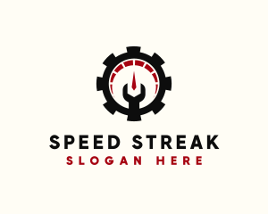 Mechanic Repair Gauge logo design