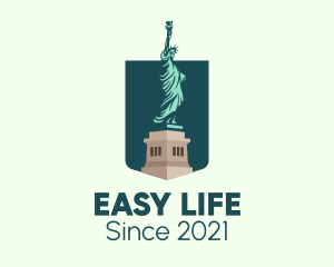 Statue of Liberty logo design