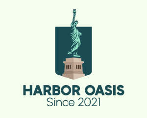 Statue of Liberty logo design