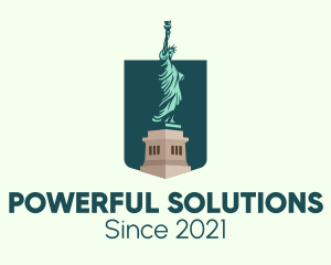 Statue of Liberty logo design