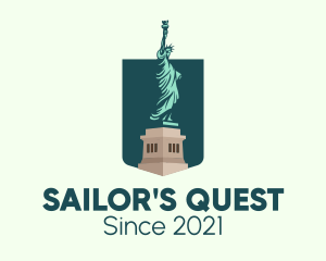 Statue of Liberty logo design