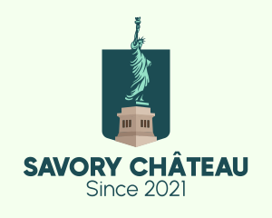 Statue of Liberty logo design