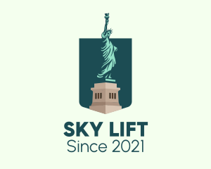 Statue of Liberty logo design