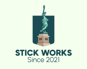 Statue of Liberty logo design